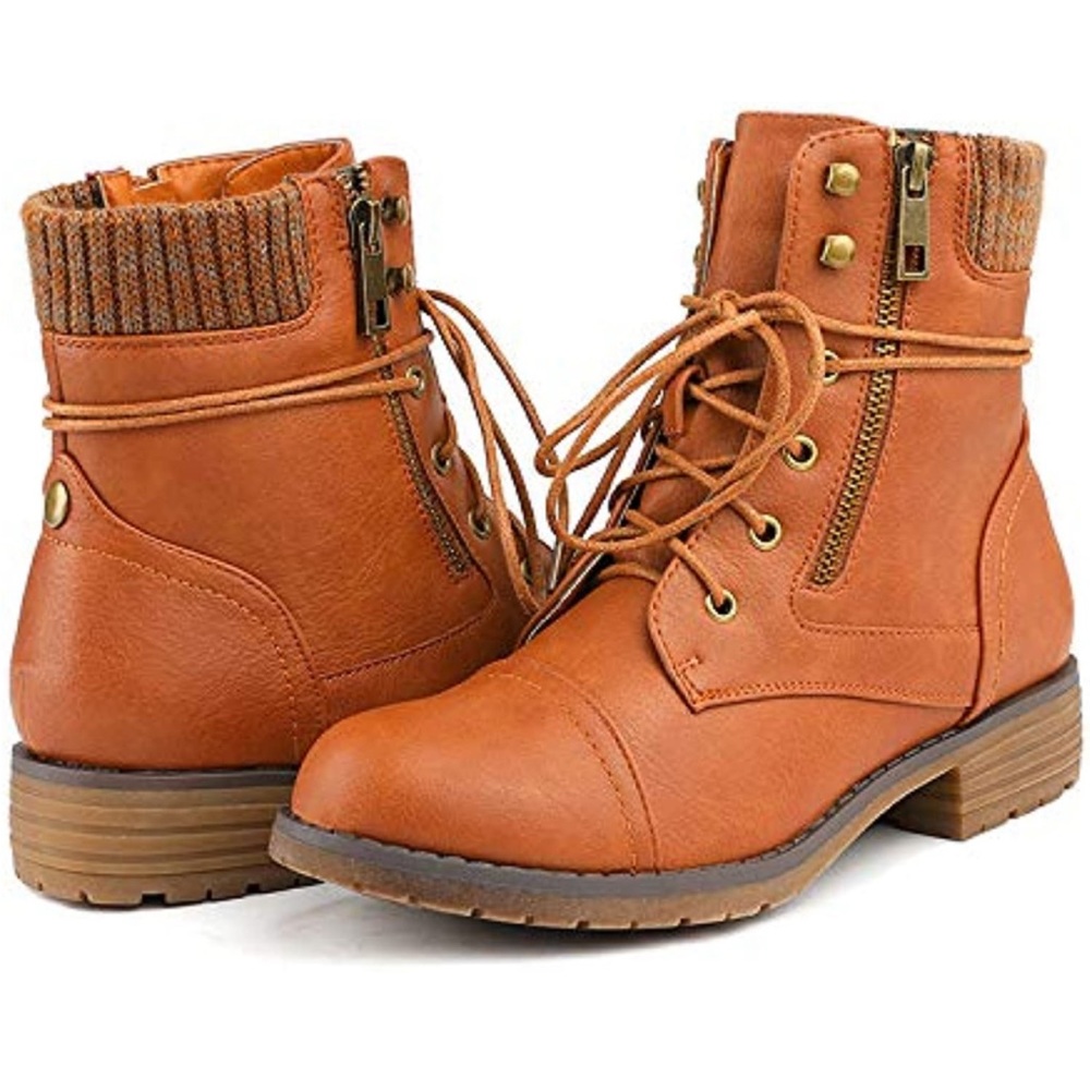 Peakk 🆕 Lace Up Boots-Size 8.5